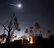 Migrantų stovykla Graikijoje