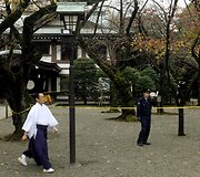 Sprogimas Japonijos &scaron;ventykloje