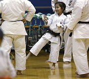 Devynmetė Mahiro Takano &ndash; triskart Japonijos karatė čempionė savo amžiaus grupėje 