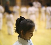 Devynmetė Mahiro Takano &ndash; triskart Japonijos karatė čempionė savo amžiaus grupėje 