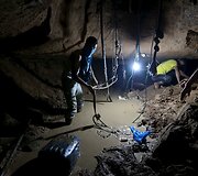 Palestiniečiai taiso Egipto pareigūnų vandens srove sugriautus tunelius