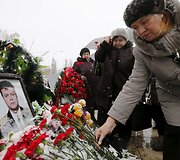 Turkijos numu&scaron;to rusų lėktuvo piloto laidotuvės