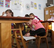 Septynerių Ramela Meseljevic gimė be rankų ir viena trumpesne koja
