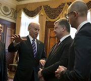 Joe Bidenas lankėsi Ukrainos Auk&scaron;čiausioje Radoje