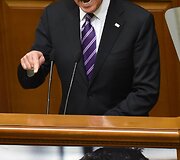 Joe Bidenas lankėsi Ukrainos Auk&scaron;čiausioje Radoje