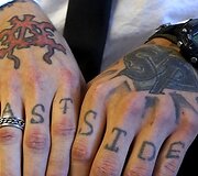 Buvusio gaujos nario tatuiruotės