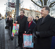 &Scaron;ventinis Kaledų karavanas Vilniuje