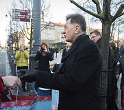 &Scaron;ventinis Kaledų karavanas Vilniuje