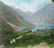 Norvegija 1910 m. rankomis spalvintose skaidrėse