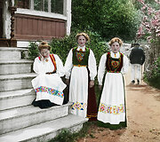 Norvegija 1910 m. rankomis spalvintose skaidrėse