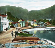 Norvegija 1910 m. rankomis spalvintose skaidrėse