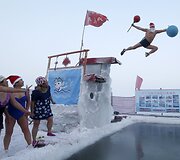 Kalėdinis plaukimas Kinijoje