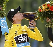 Liepos 26 diena. Tour de France nugalėtojas Chrisas Froomeas i&scaron; Didžiosios Britanijos