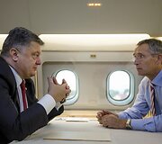 Rugsėjo 21 diena. Ukrainos prezidentas &scaron;nekėjosi su NATO generaliniu sekretoriumi