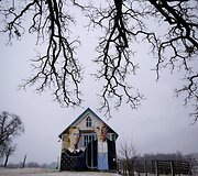 Pie&scaron;iniu puo&scaron;ta daržinė Ajovoje