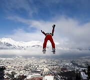 &Scaron;uolis su slidėmis Austrijoje