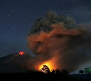 Ugnikalnio i&scaron;siveržimas Indonezijoje