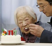 Kovo 5 diena. Japonė Misao Okawa &ndash; seniausias pasaulio žmogus &scaron;ventė 117-ąjį gimtadienį