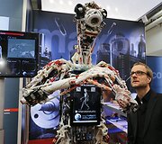 Balandžio 10 diena. Robotų paroda