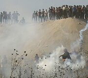 Spalio 16 diena. Palestiniečių protestas