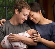 Gruodžio 1 diena. Markui Zuckerbergui gimė duktė