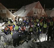 Gruodžio 19 diena. Sniego nuo&scaron;liauža Norvegijoje