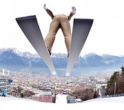 &Scaron;uolis nuo tramplyno Austrijoje