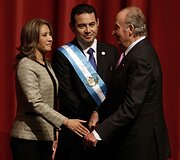 Gvatemalos prezidentu prisaikdintas Jimmy Moralesas