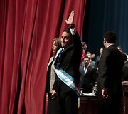 Gvatemalos prezidentu prisaikdintas Jimmy Moralesas