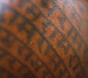 Žemiausios kastos induistai garbinantys dievą Ramą savo kūną puo&scaron;ia tatuiruotėmis