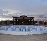 I&scaron; druskos blokelių pastatytas vie&scaron;butis Bolivijoje