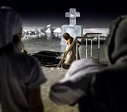 Stačiatikiai &scaron;venčia Kristaus krik&scaron;to &scaron;ventę
