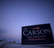 Kandidatas į JAV prezidento postą Benas Carsonas