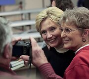 Kandidatė į JAV prezidento postą Hillary Clinton