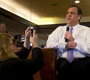 Kandidatas į JAV prezidento postą Chrisas Christie