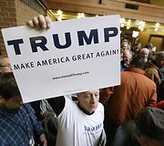 Kandidatas į JAV prezidento postą Donaldas Trumpas