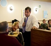 Kandidatas į JAV prezidento postą Chrisas Christie