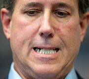 Kandidatas į JAV prezidento postą Rickas Santorumas