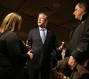 Kandidatas į JAV prezidento postą Jebas Bushas
