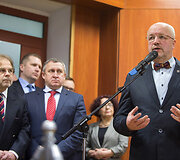 Lietuvos, Lenkijos ir Ukrainos brigados &scaron;tabo aktyvavimo ceremonija