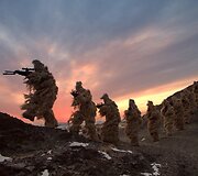 Kinijos kariuomenės treniruotė