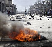 Protestas Haityje dėl atidėtų rinkimų
