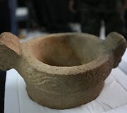 Parodoje pristatomi archeologiniai radiniai atrasti Hondūro Baltajame mieste