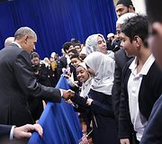 Barackas Obama JAV mečetėje