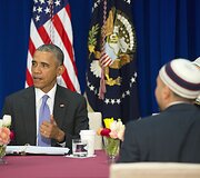 Barackas Obama JAV mečetėje