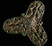 Vikingų archeologinių artefaktų parodos eksponatai