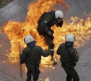 Protestai Graikijoje
