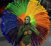 Karnavalo Brazilijoje dalyvė