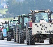 Protestuojantys prancūzų ūkininkai