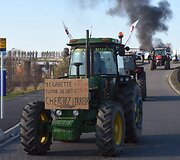 Protestuojantys prancūzų ūkininkai